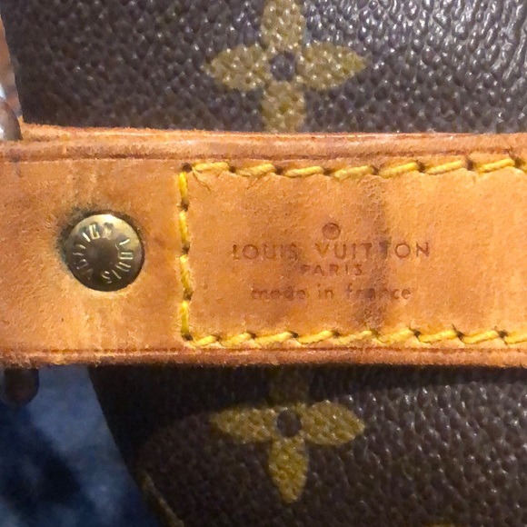 LOUIS VUITTON Monogram LV 55 Keepall Bandolier Strap Luggage Tag Lock Key SD844 - Picture 9 of 17